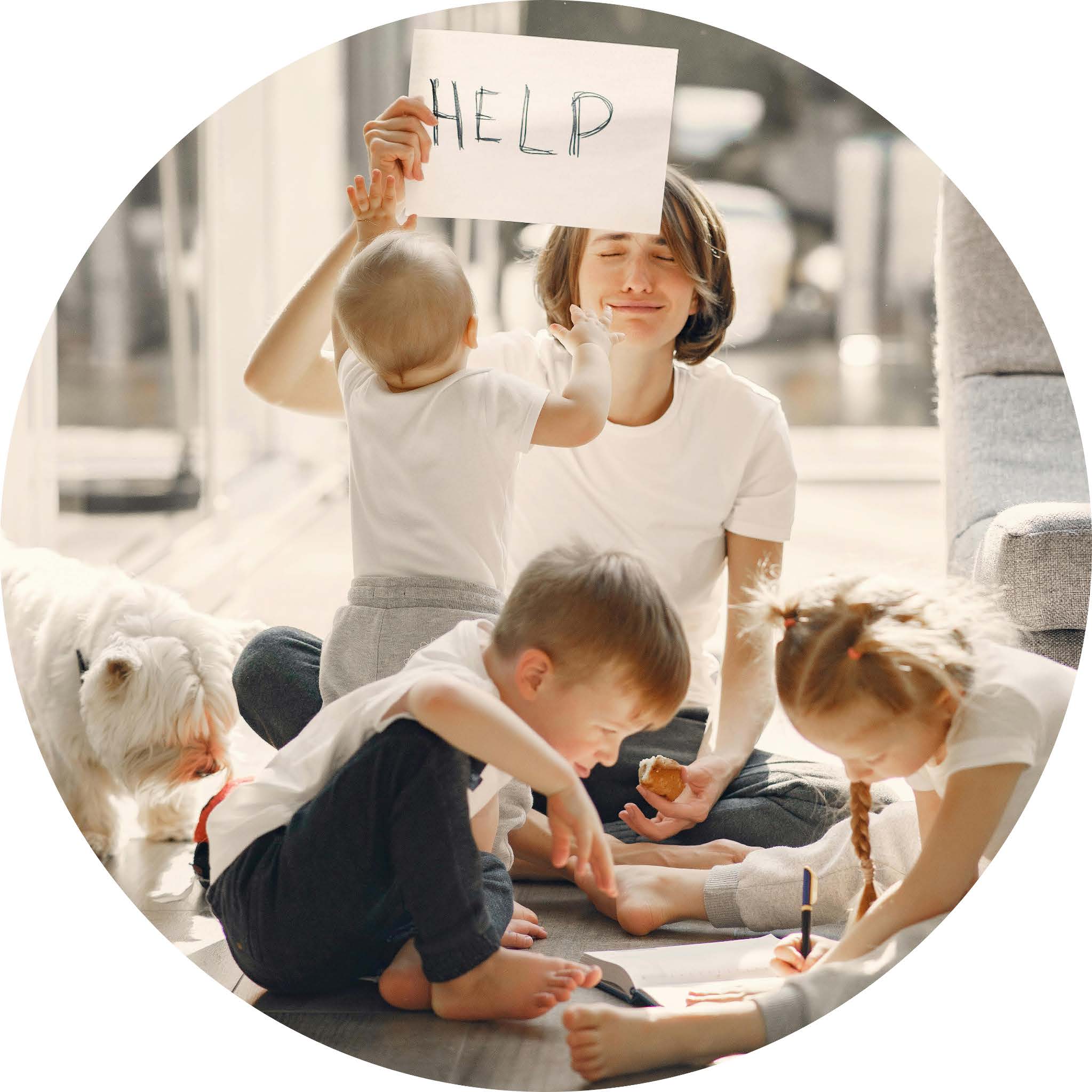 Child holding sign